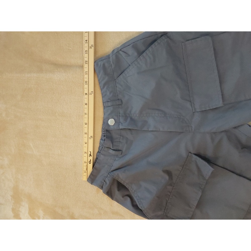 Harper & Ivy Cargo Jogger Pants Womens S Gray Blue Parachute Utility Y2K - Picture 11 of 16